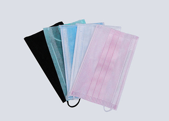 Isolation Non Woven Medical Disposables Dental Medical Face Mask Pink/Blue